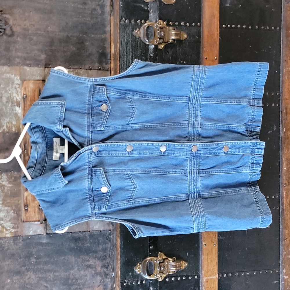 Large Coldwater Creek Jean Vest